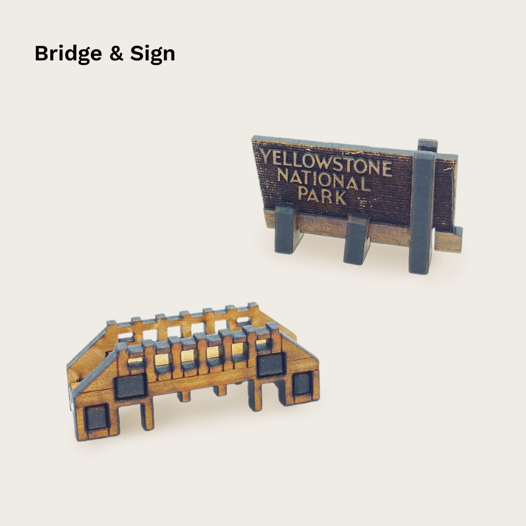 Fishing Bridge and Yellowstone Sign