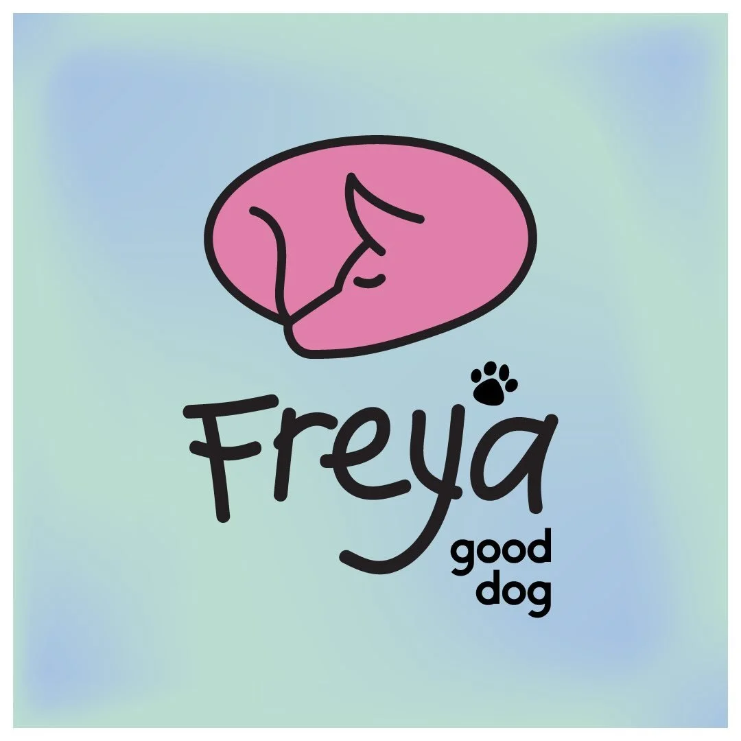 I saw a post the other day with design exercises to help get creativity flowing. One of the exercises was to create simple icons of things around the room. I choose my sleeping dog, Freya. I guess it worked because I felt inspired to do something wit