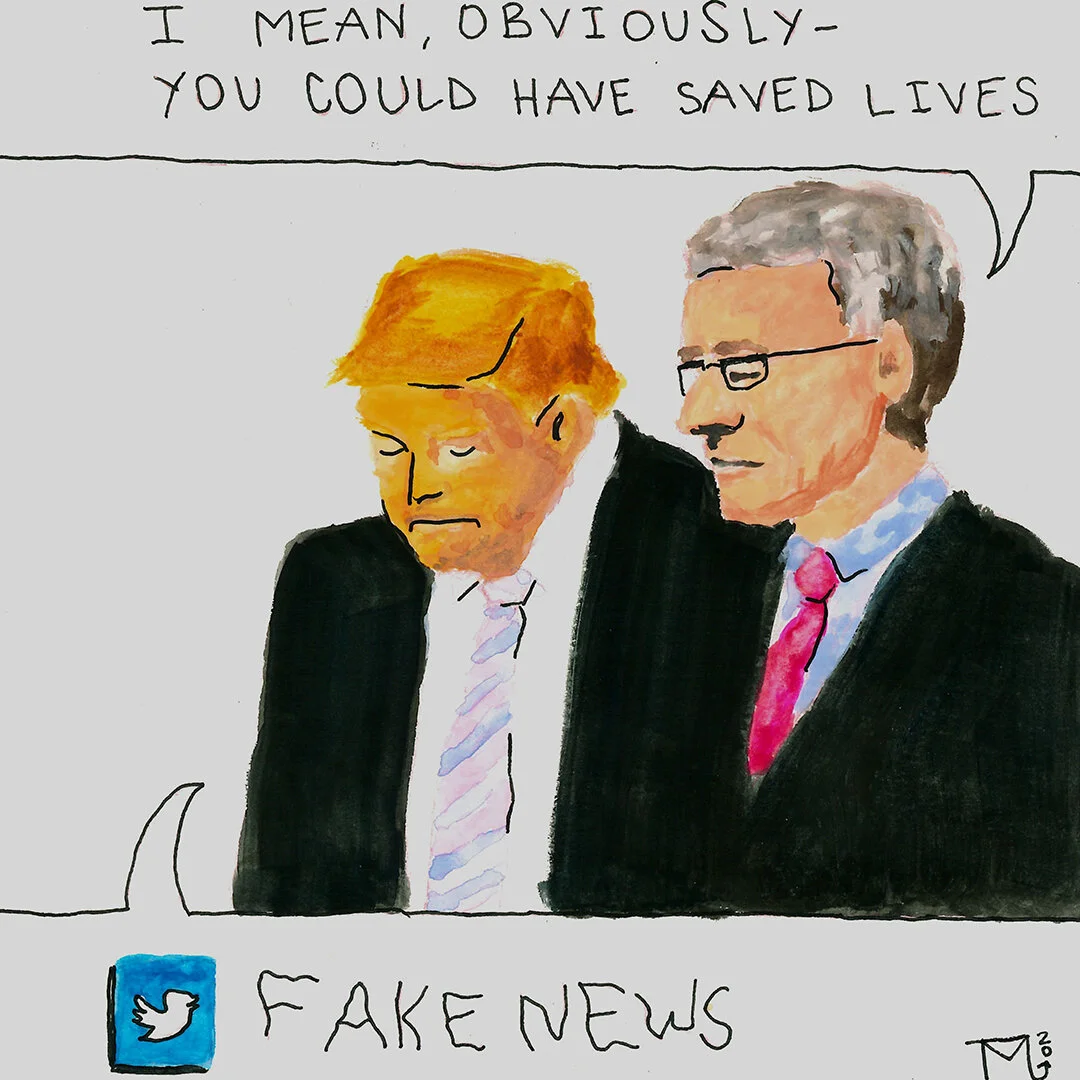 “Time to #FireFauci” Trump retweeted after Fauci said fewer Americans would have died had the country gone under lockdown earlier.