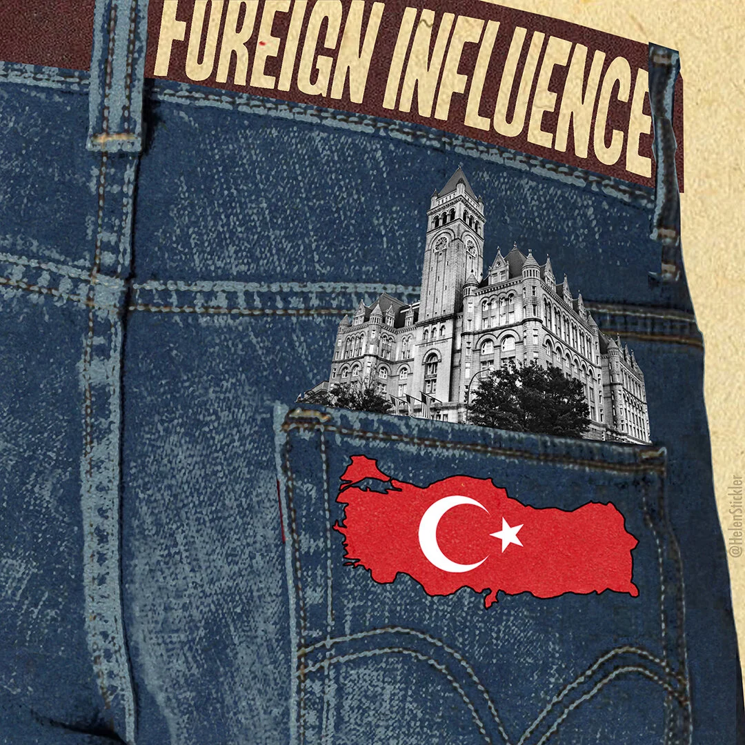The Trump International Hotel in Washington D.C. received $30,000 from groups promoting Turkish-American relations.