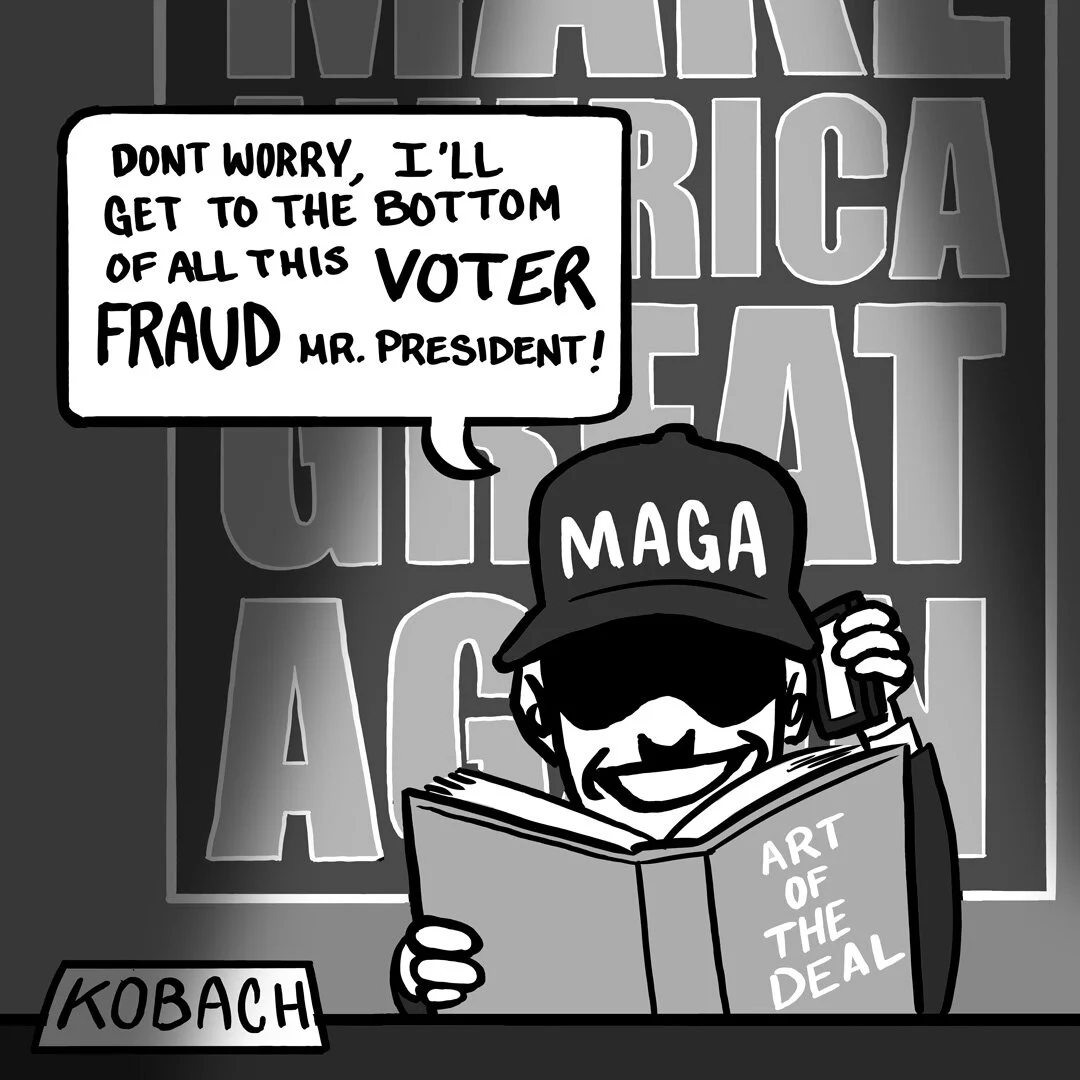 Trump appoints Kris Kobach to investigate voter fraud in the 2016 election despite his history as a columnist for Breitbart.