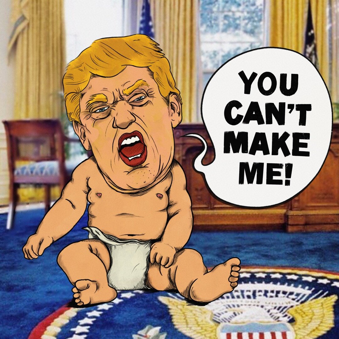 Trump refused to commit to a peaceful transition of power after Election Day.