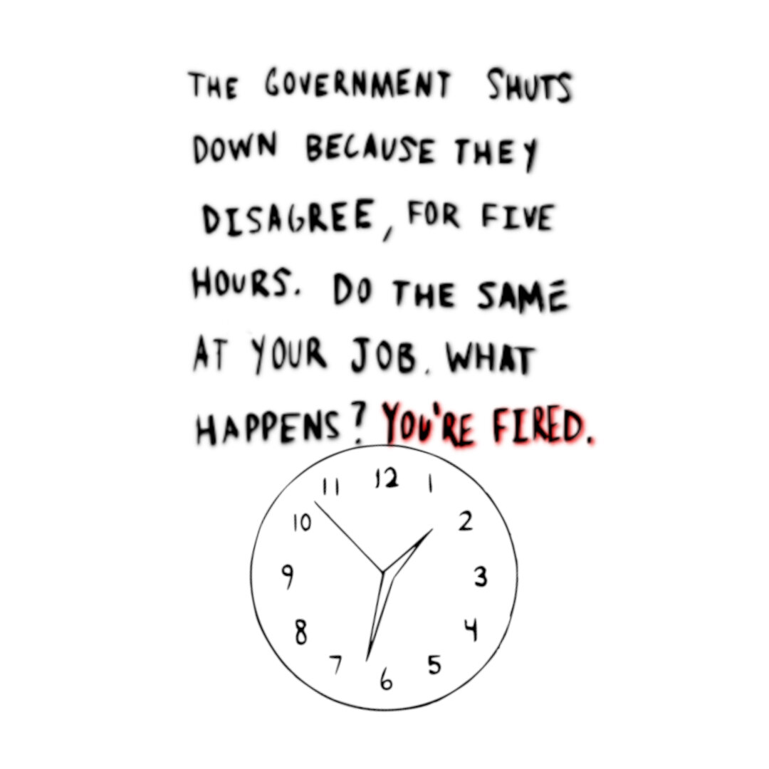 The U.S. Government shut down for five hours amid disagreements on a spending bill.