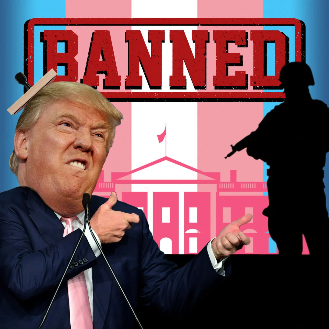 Trump officially banned transgender individuals from serving in the military.