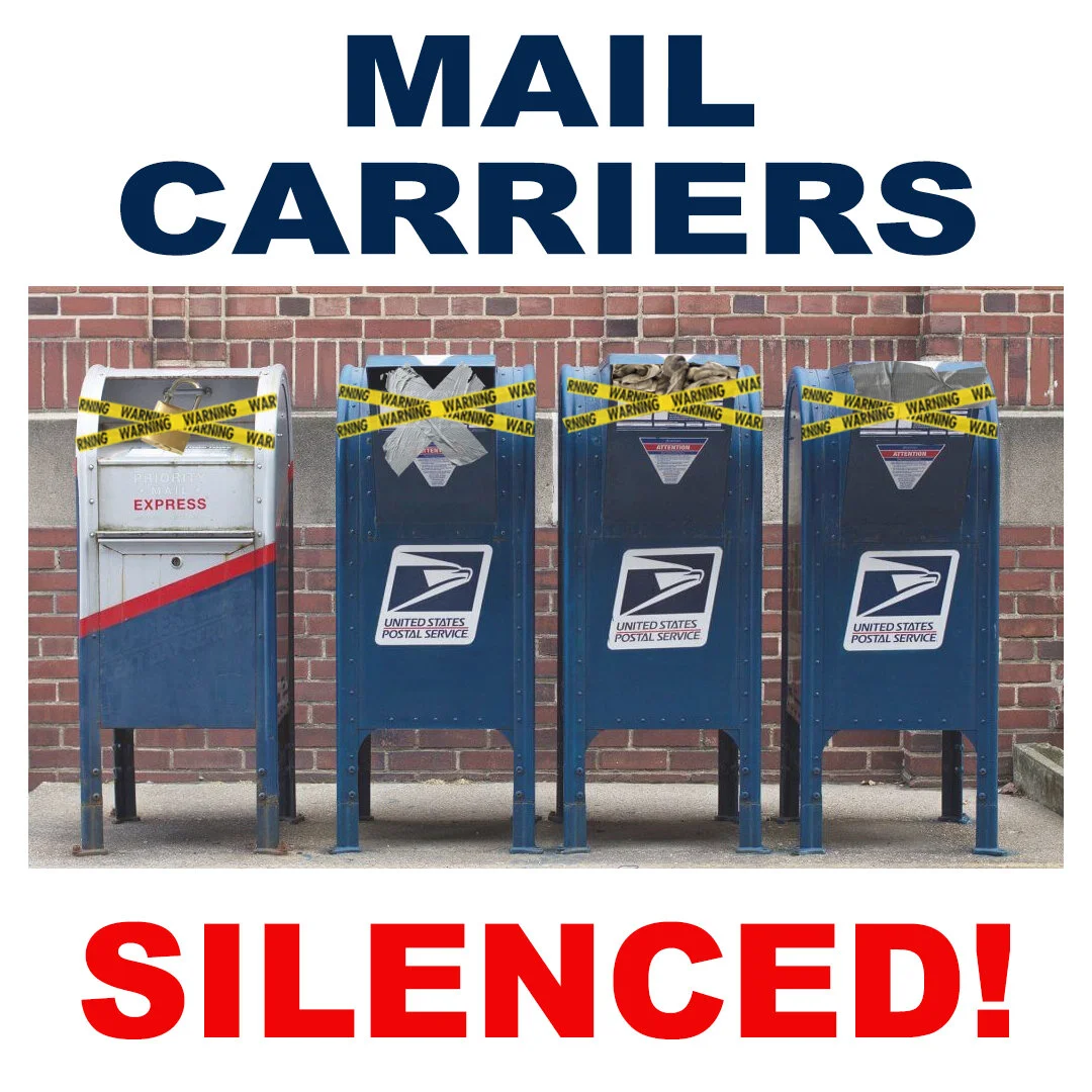 Mail carriers were not allowed to discuss changes at the Post Office.