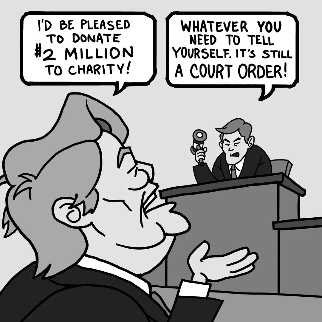 NY judge ordered Trump to pay $2 million to settle claims that the Trump Foundation misused money raised for charitable donations during his 2016 campaign.