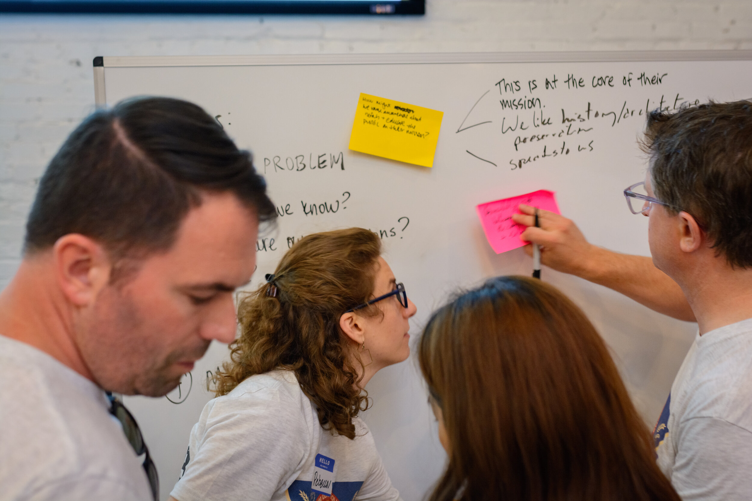 So Gouda, It's Gouda team working the whiteboard. 