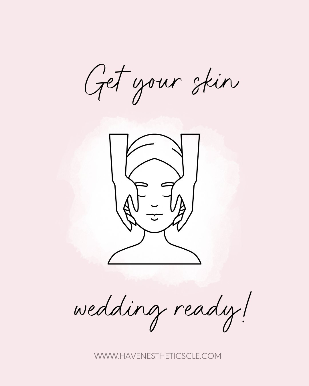 If you're getting married this year, it's time to work on your skincare game so you're ready to glow when the big day comes!  You don't need trendy products, you just need a consistent plan.  Here's where to start:

1.  Cleanse and follow with a tone