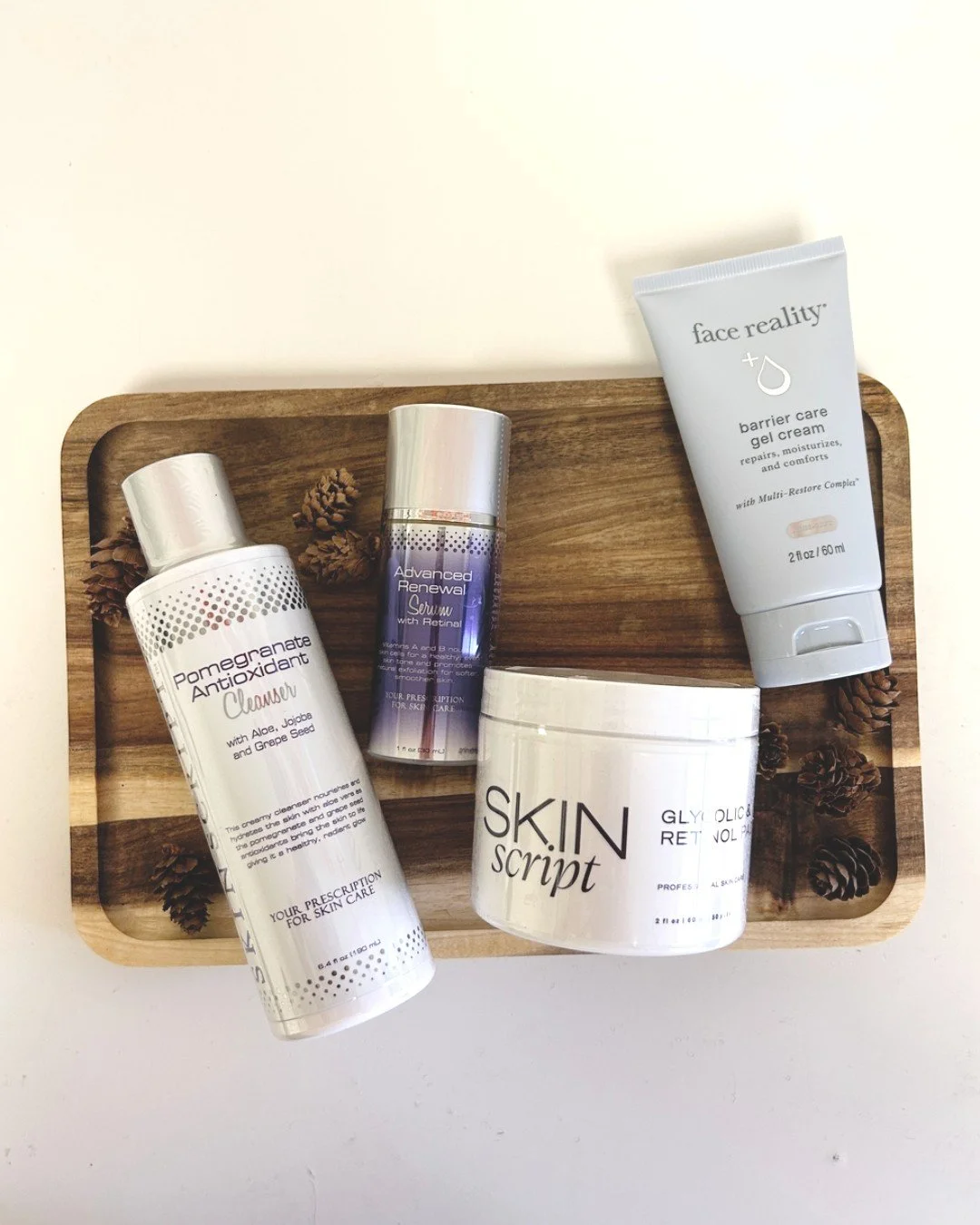 Great skin doesn&rsquo;t come from complicated routines, it comes from routines you can actually follow!

Here's the quick routine I do every night without fail... the Advanced Renewal Serum and Glycolic &amp; Retinol pads are used alternating nights