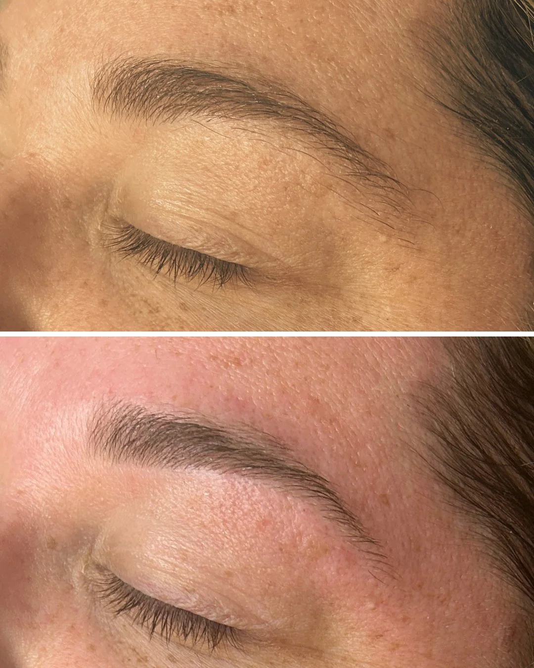 A small clean up, a big difference.  Fresh, polished brows every time! ✨