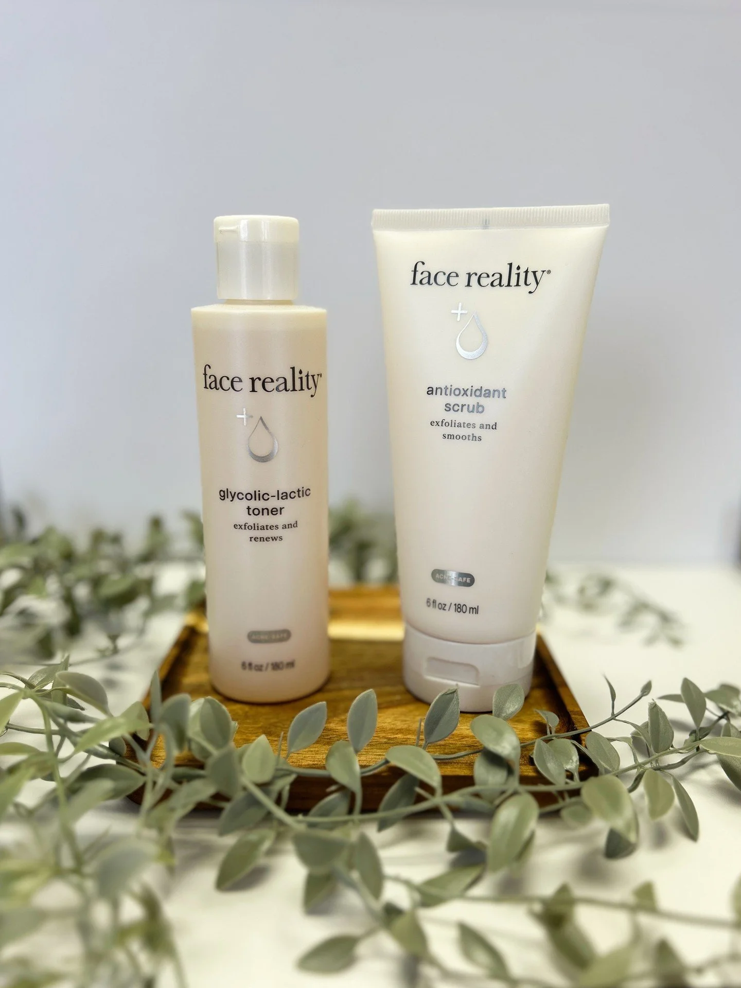 Improving skin texture does not have to be harsh!
A gentle, consistent exfoliation routine can smooth, brighten, and refine the skin over time.

Our go to pairing for many clients includes the Face Reality Glycolic Lactic Toner used daily to encourag
