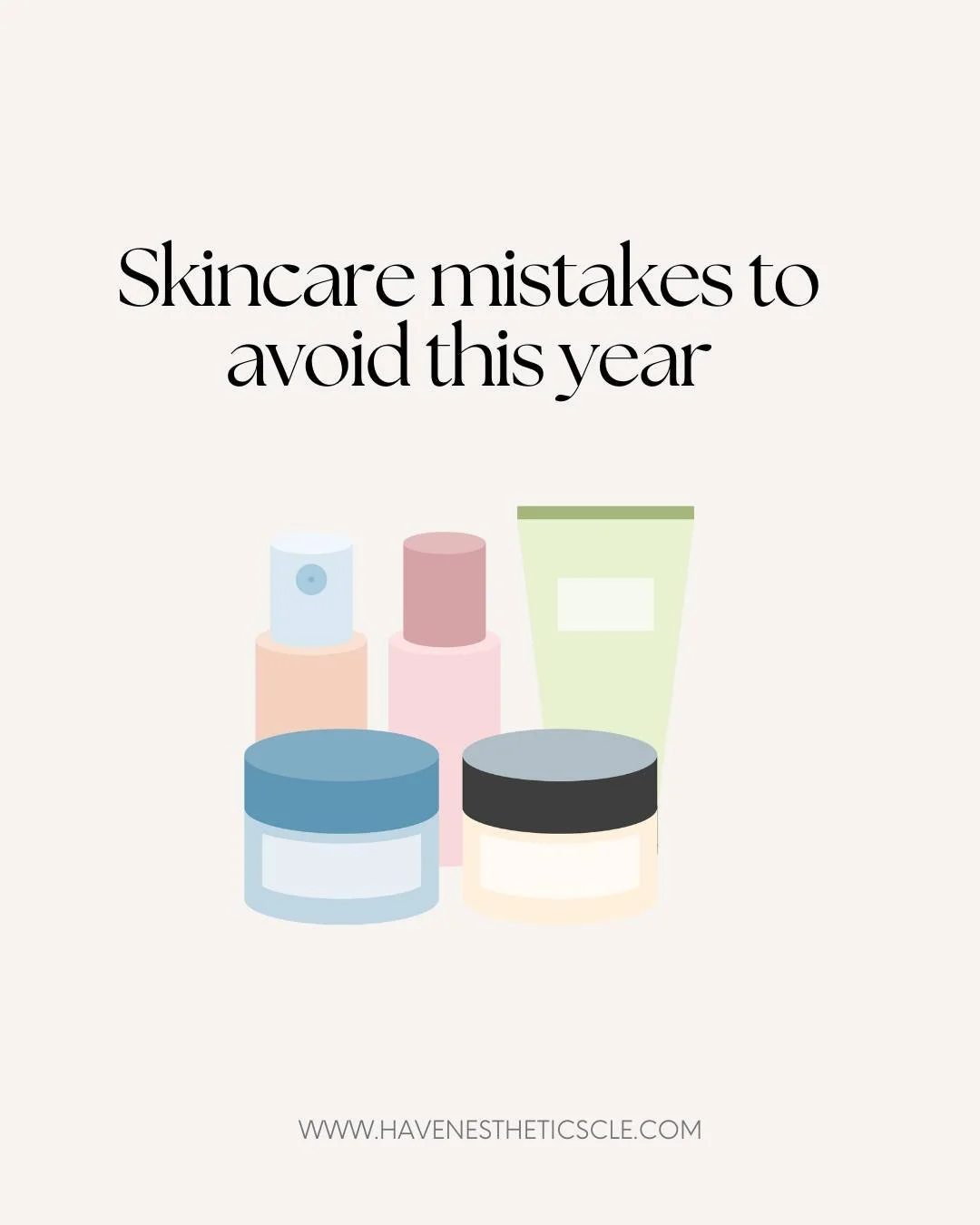 Here are 15 skincare mistakes we see regularly. No explanations, no judgment. Just a simple check-in to help you notice what might be getting in the way of your results.

Over-cleansing because breakouts show up
Skipping moisturizer when skin feels o
