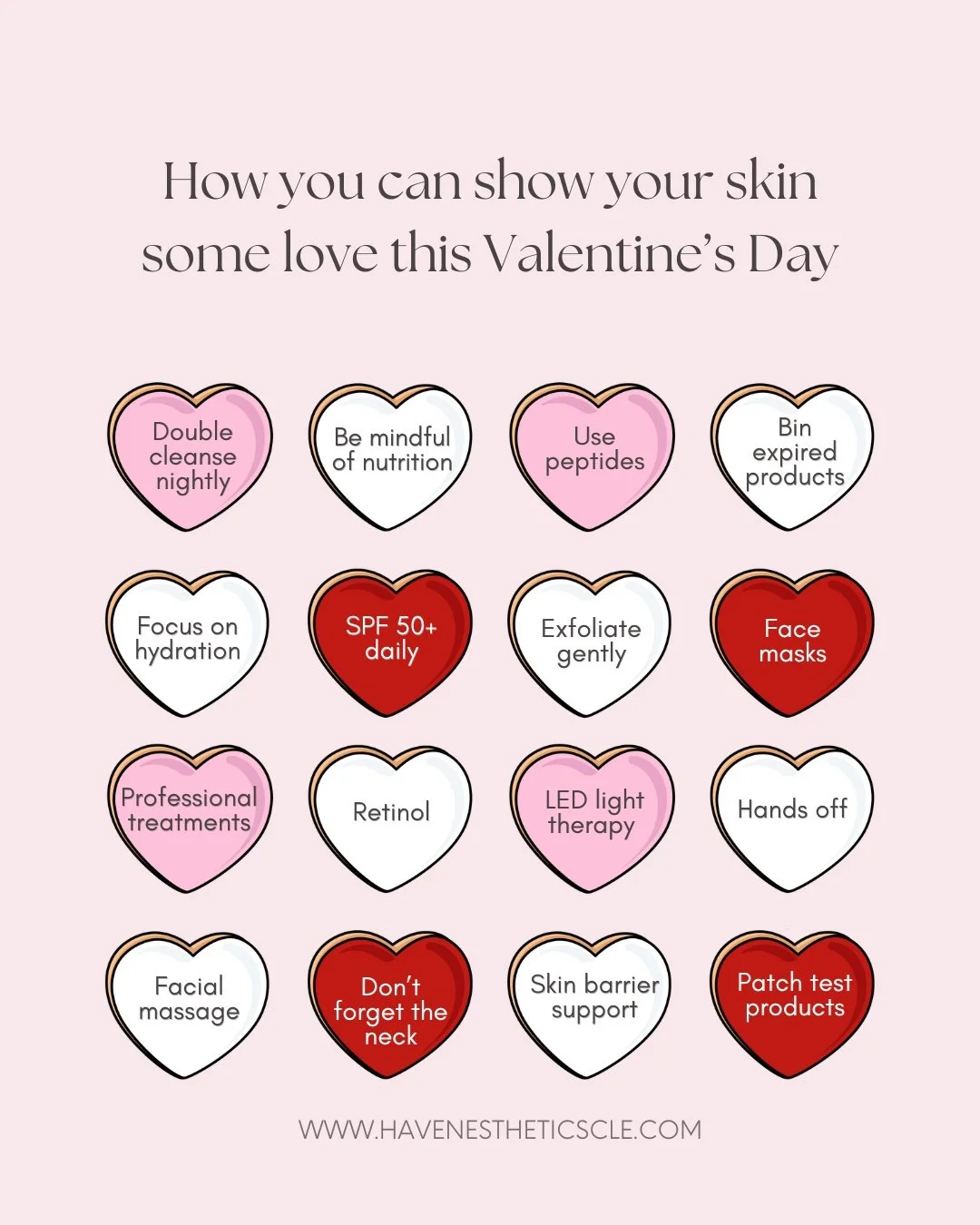 From daily routine to professional extras, here&rsquo;s how you can show your skin some love this month! ❤️