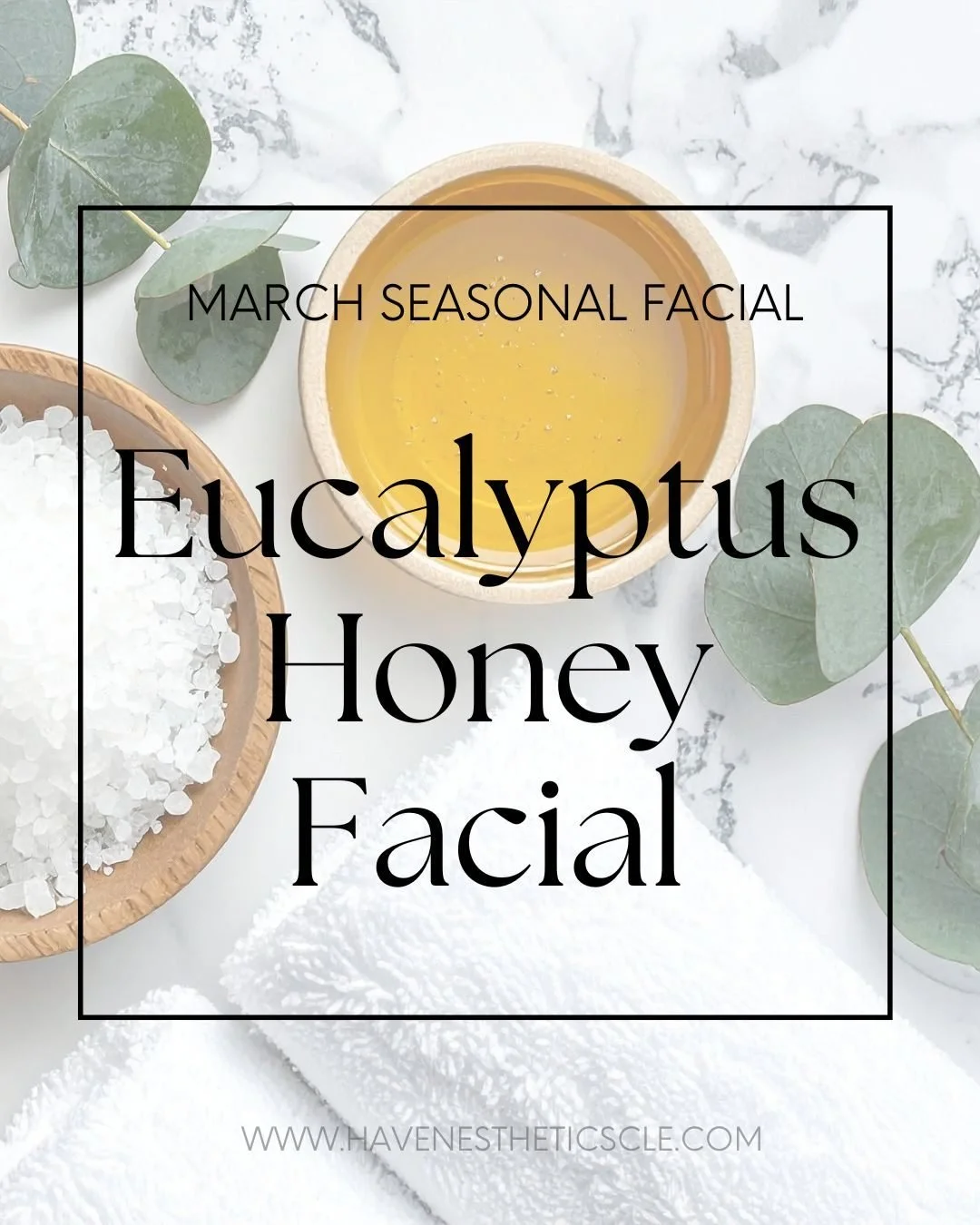 A deeply soothing, hydration-boosting facial designed to calm stressed skin and restore your natural glow. This treatment is perfect for anyone feeling dry, dull, or a little run down by the season.

Featuring eucalyptus &amp; honey, this facial help