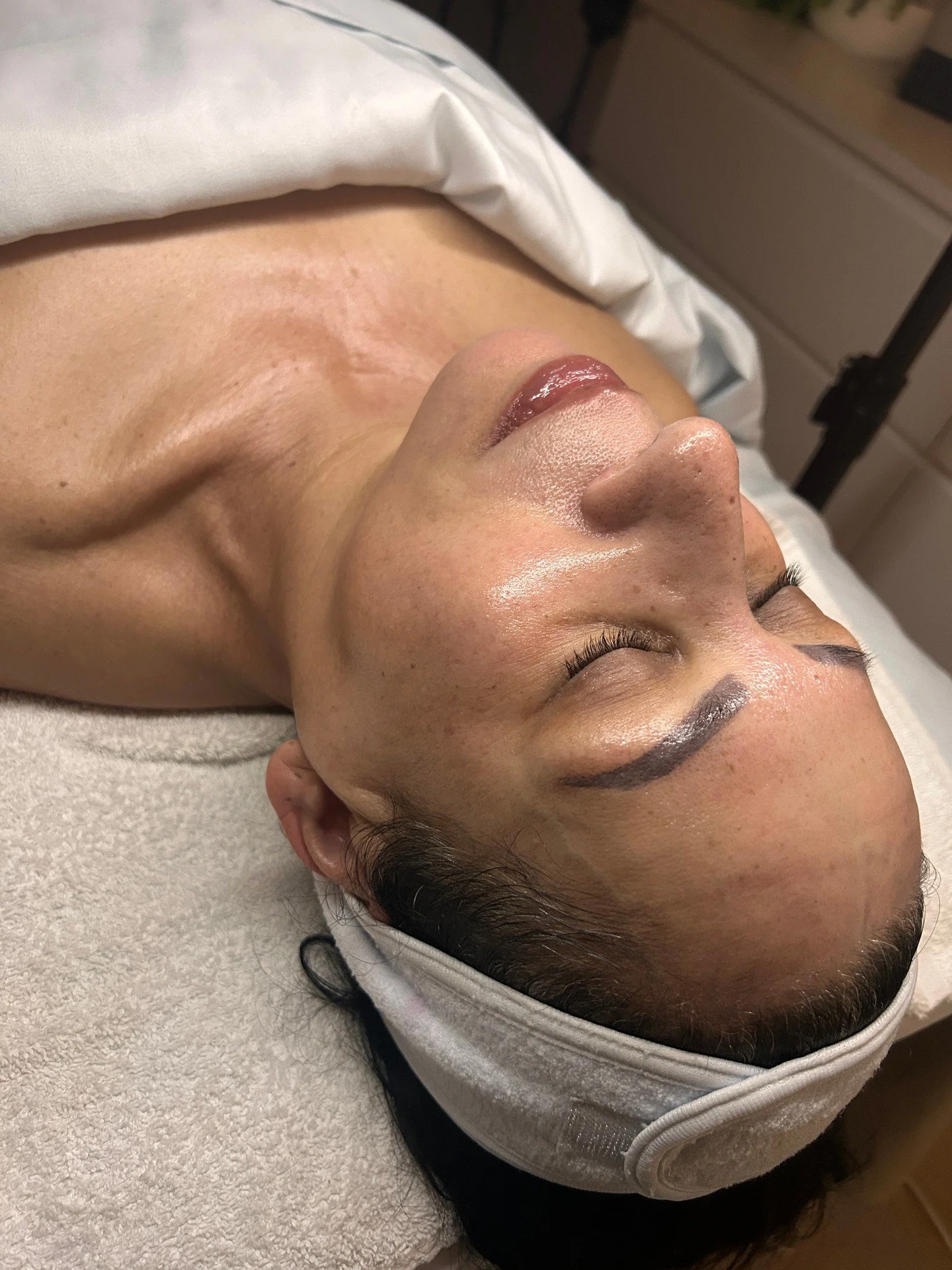 That post facial glow we love to see!  Relaxed, refreshed, and glowing from the inside out.