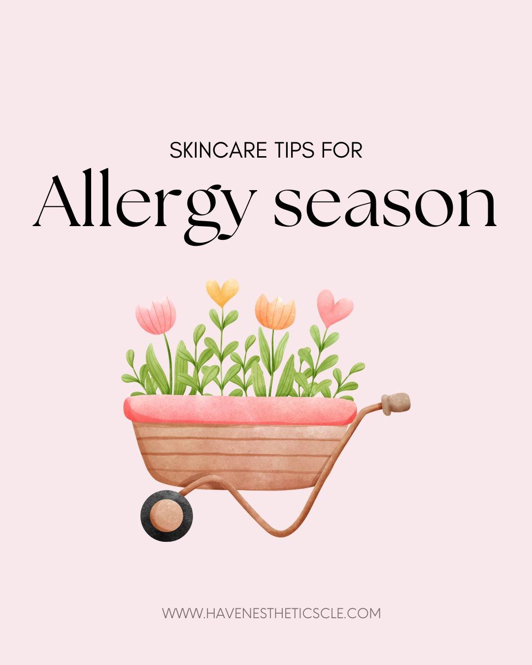 Spring allergies don&rsquo;t just affect your sinuses&hellip; your skin feels it too! If your skin has been feeling more sensitive, red, or reactive lately, this might be why.

A few simple ways to support your skin during allergy season:

🌼 Keep yo