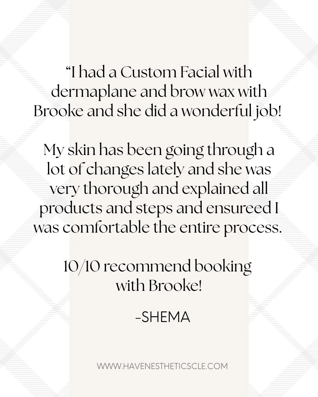 We&rsquo;re so grateful for kind words like this! 🤍

If you&rsquo;ve visited us and had a great experience, leaving a Google review means so much to our small business and helps other women find us.

You can find the link in our bio anytime, and we 