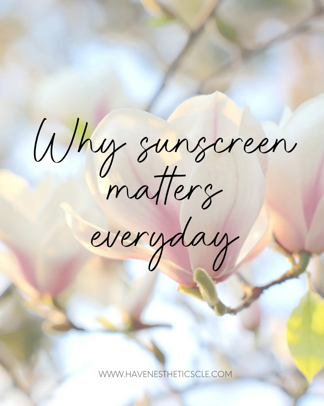 Sunscreen isn&rsquo;t just for beach days or vacations. It&rsquo;s one of the most important parts of your everyday skincare routine!

Even on cloudy days, even in the winter, even when you&rsquo;re mostly indoors, your skin is still exposed to UV li