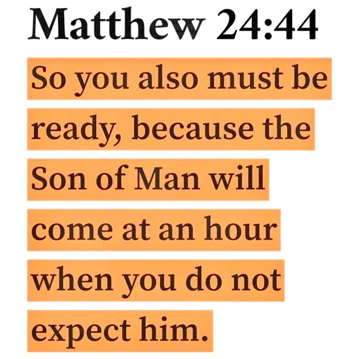 Don&rsquo;t be scared.

Be prepared.