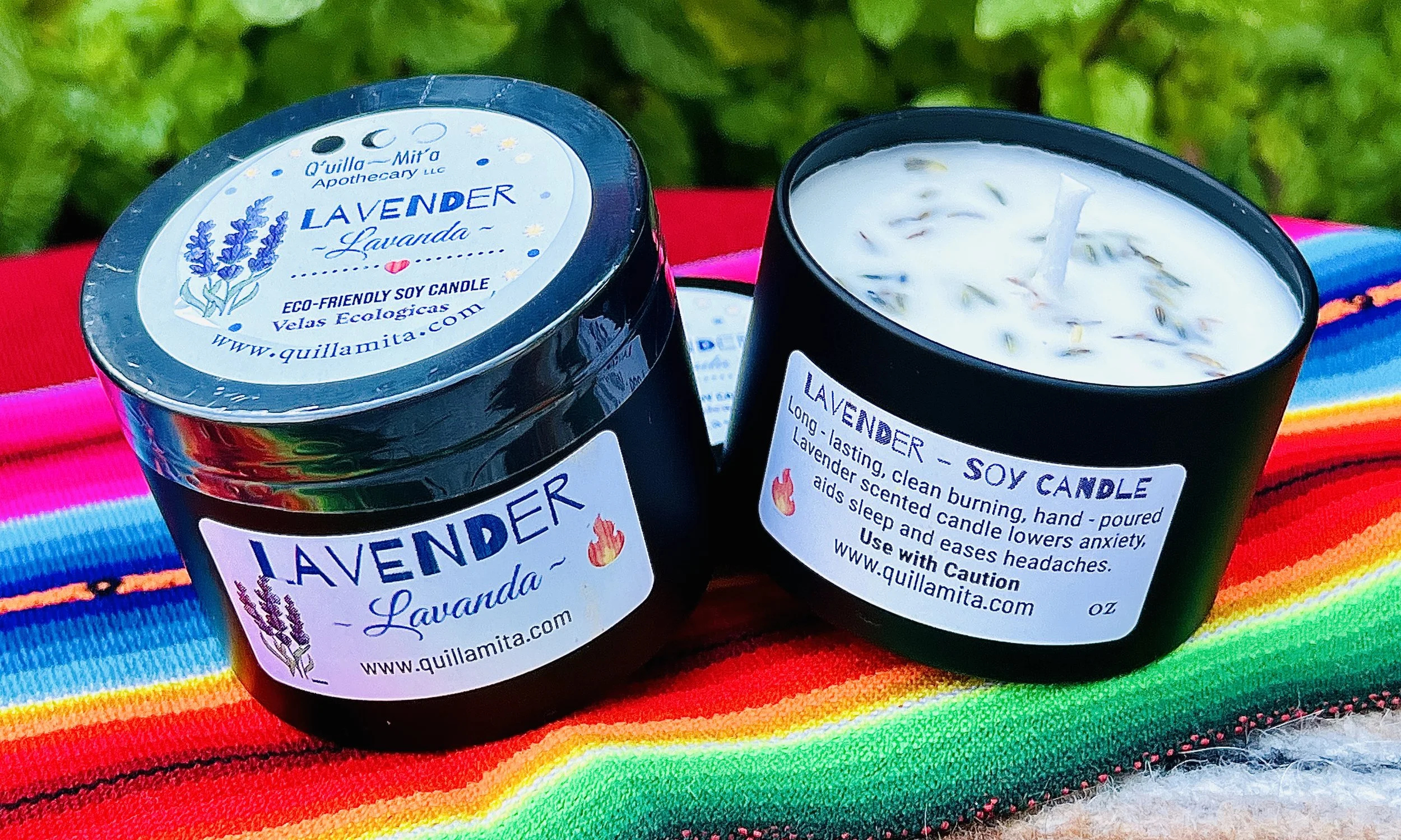 Lavender Soy Wax Candle - 8 oz