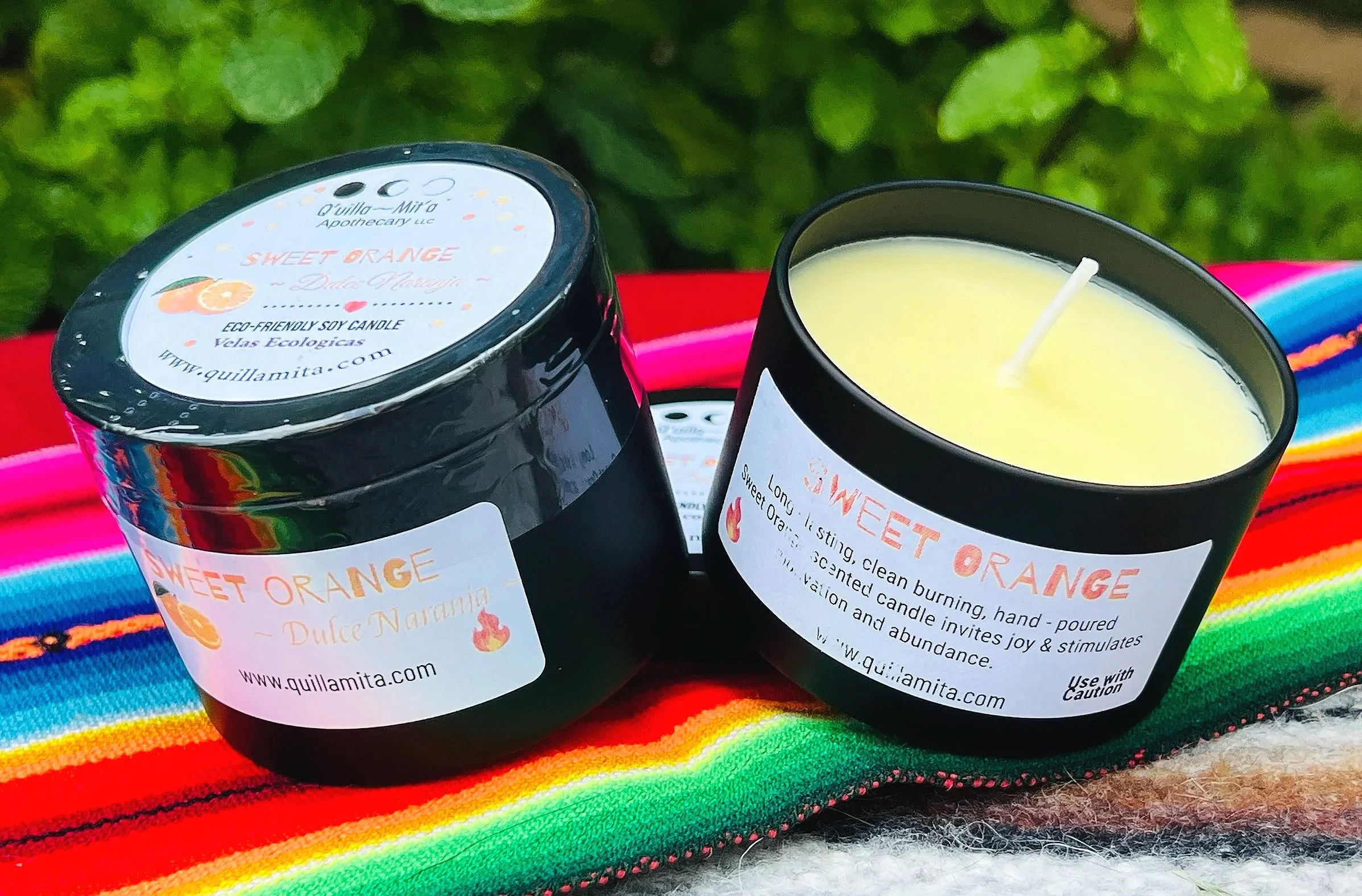 Sweet Orange Soy Wax Candle - 8 oz