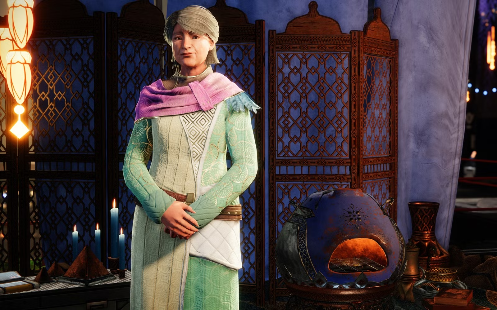 Eva Levante lends guardians the use of her holiday oven, and teaches them how to bake cookies.
