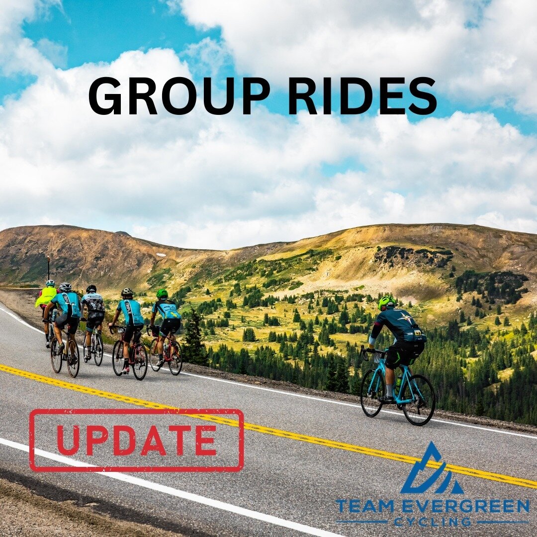 Riders! As a head's up all group rides are now split into three categories: 
Avid: This is for you go-getters looking to push the pace on the bike. 
Tempo: Go-getters, but you're taking it back a notch. 
Endurance: Those looking for a more comfortabl