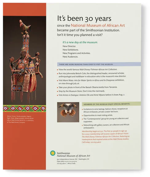National Museum of African Art, ad