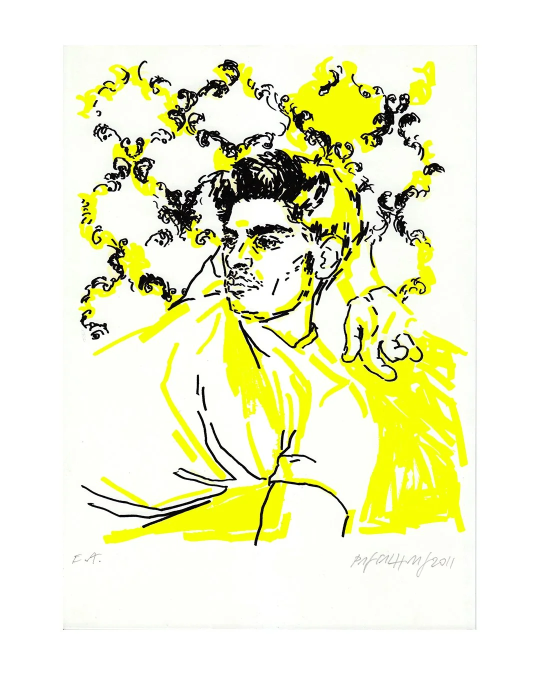 Silkscreen from Männer in Buenos Aires
