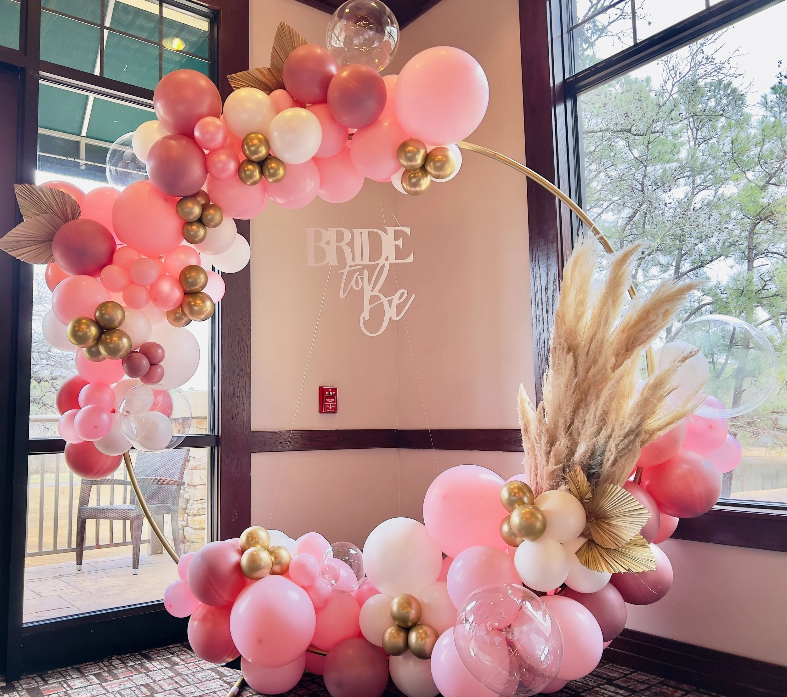 Bridal Shower Balloon Decor — Backdrops & Floral Accents