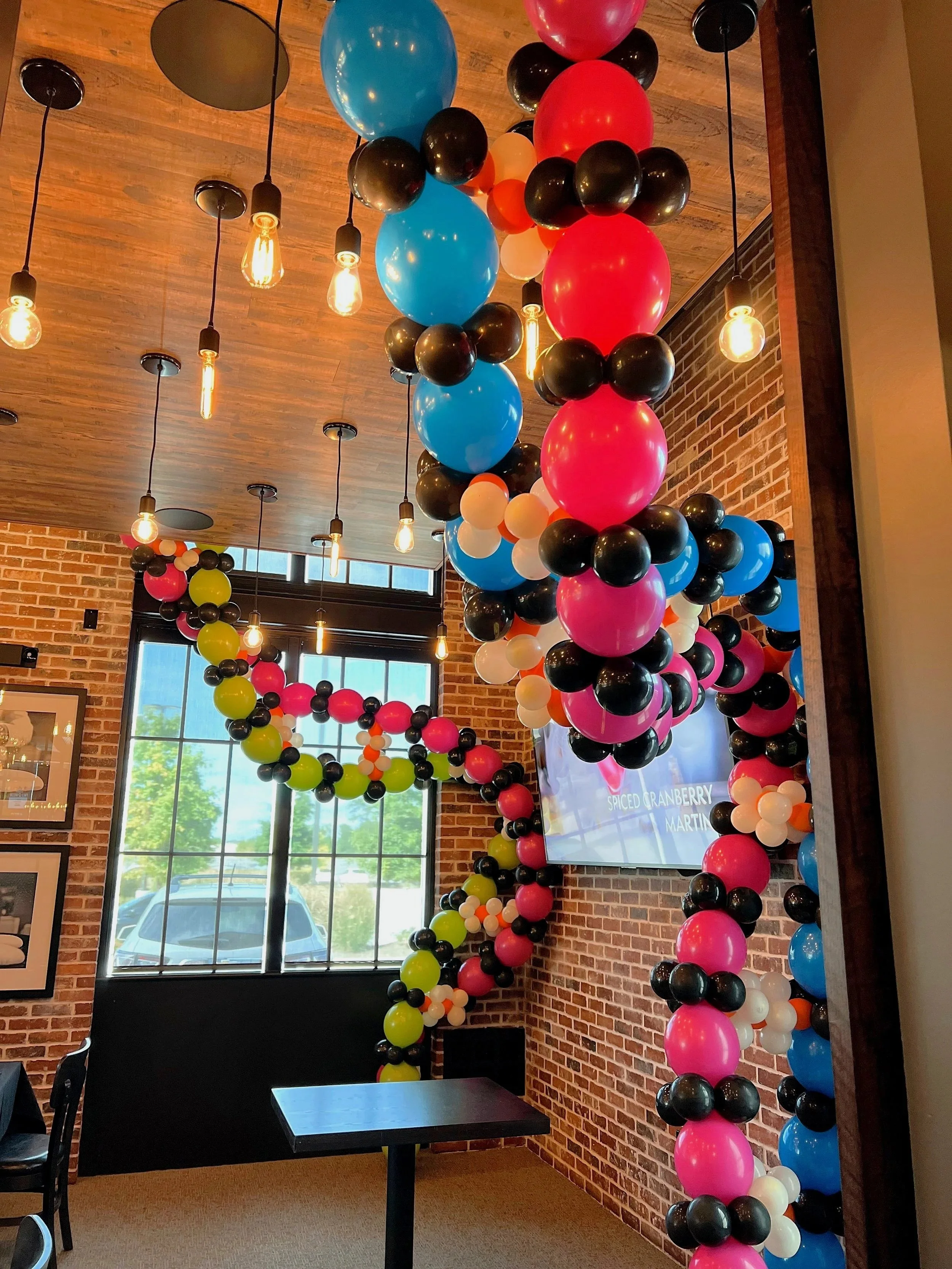 Custom DNA Balloon Sculpture — Corporate Balloon Structures