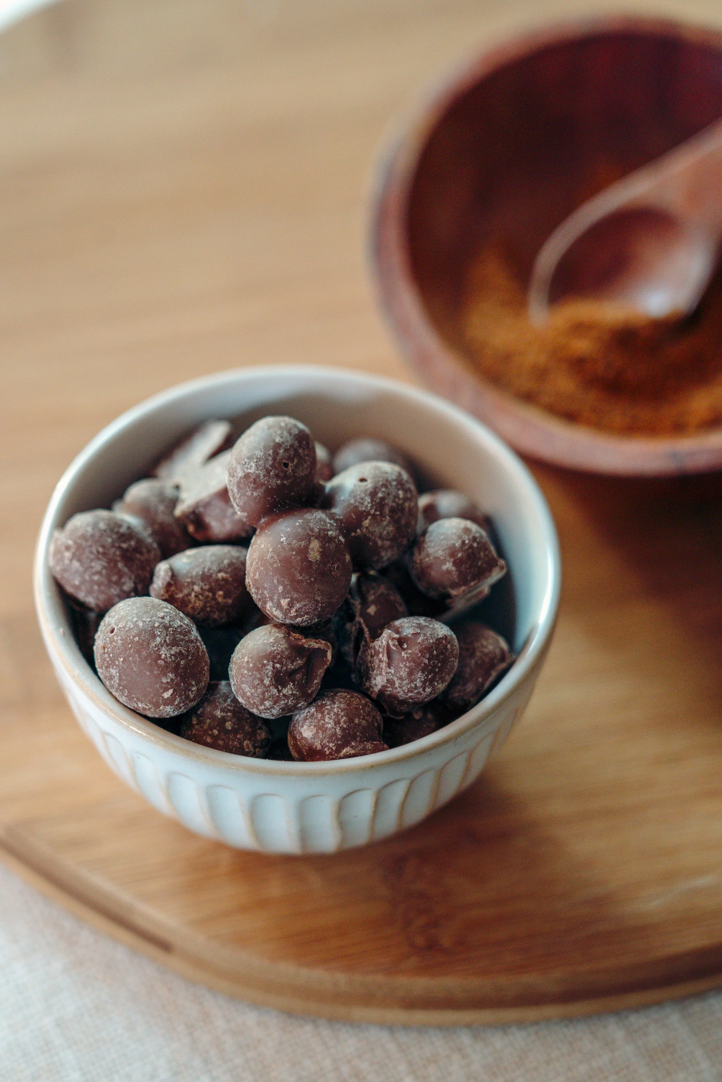 Chocolate Double Dipped Peanuts by Trophy Nut Co Factory Store Tipp City Ohio by Andrea Molina