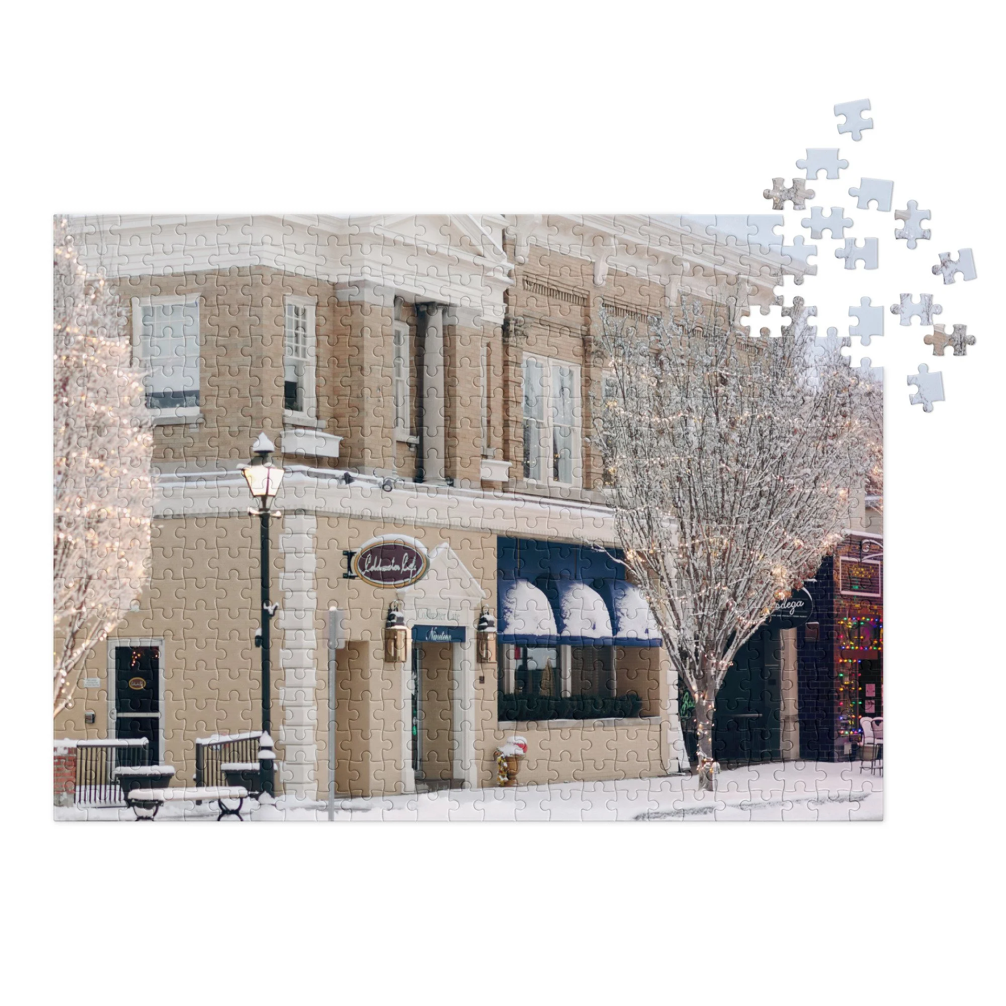 Coldwater Cafe | Jigsaw Puzzle with Tin