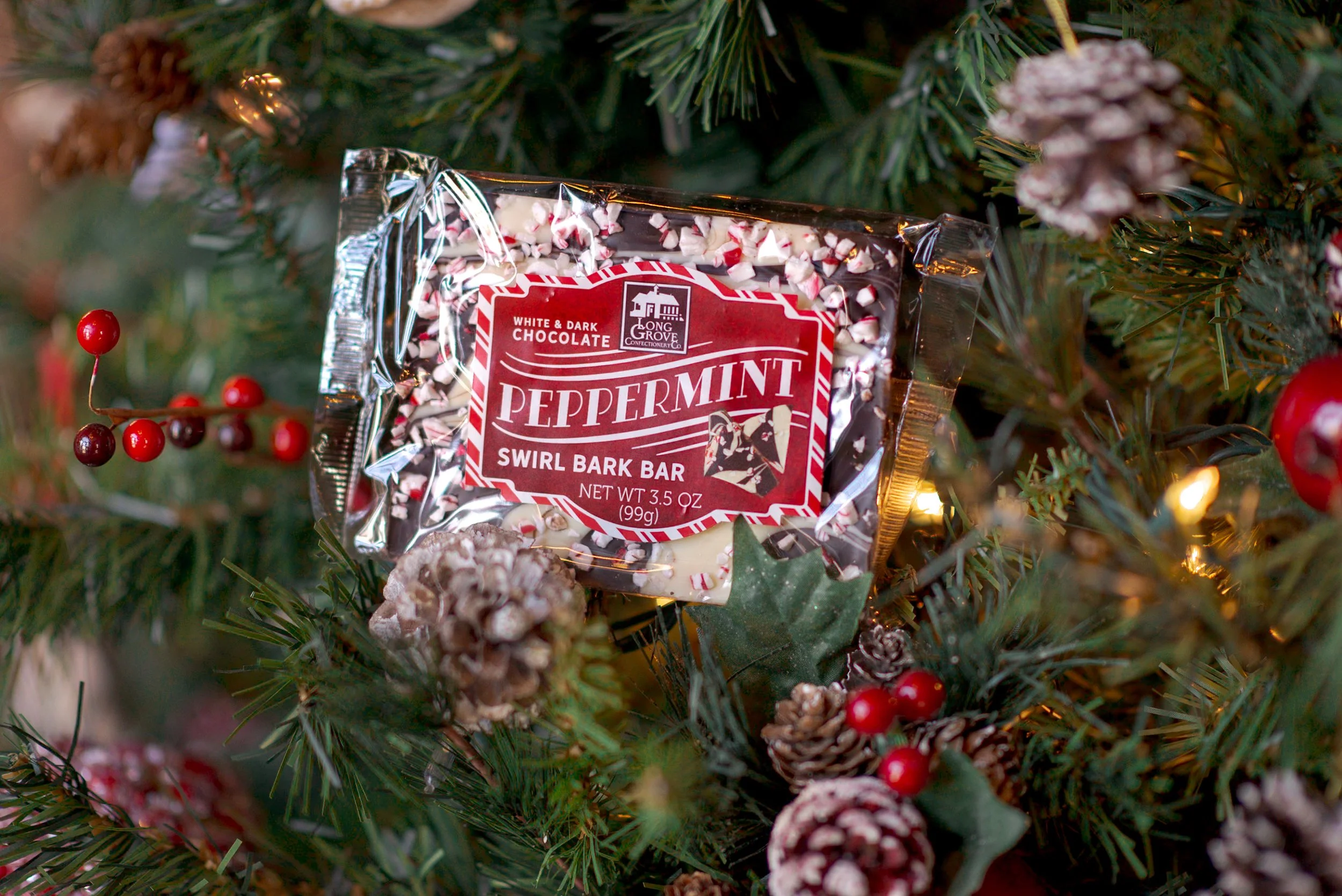 Peppermin Swirl Bark Trophy Nut Co Factory Store in Tipp City