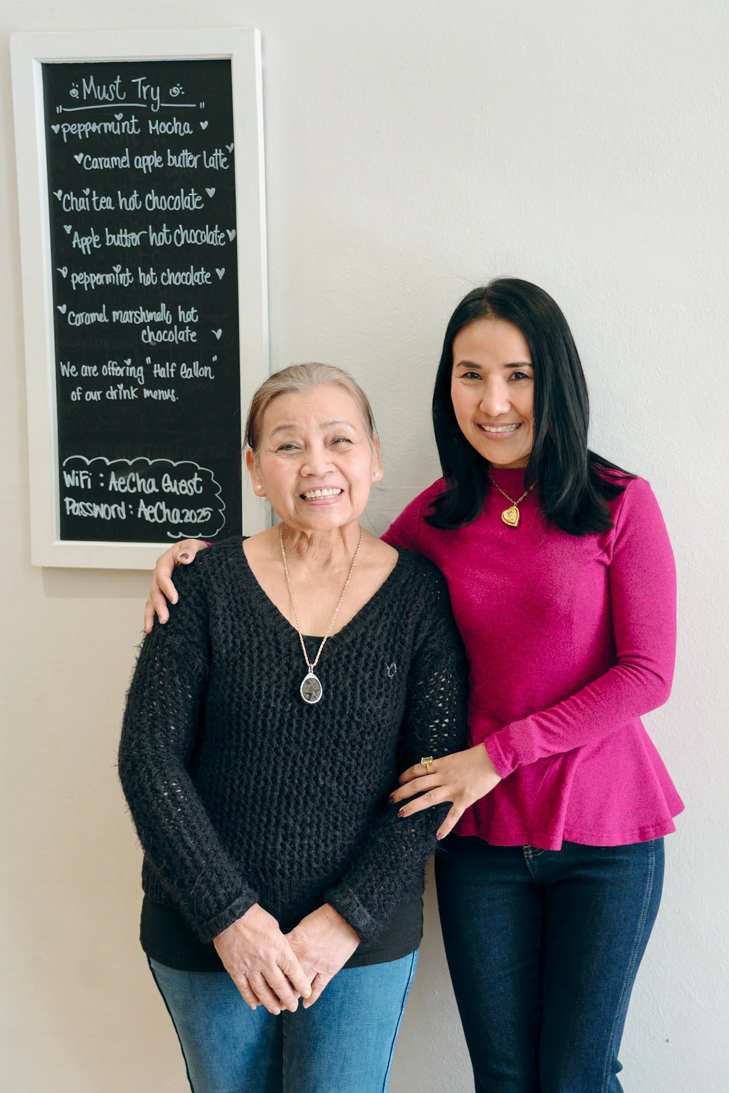 Aoy and Tim at Aecha Cafe in Tipp City by Andrea Molina