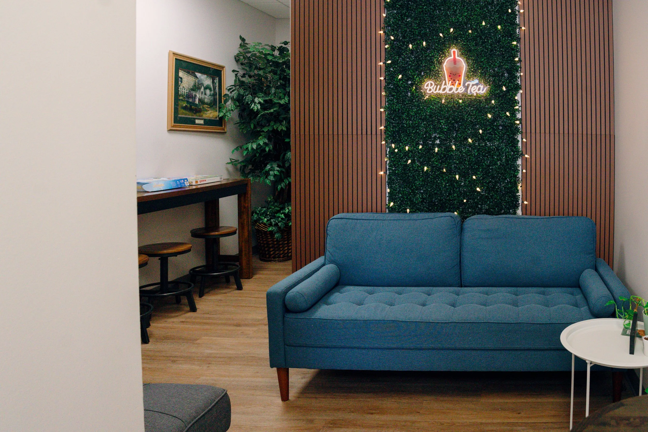 Interior of AeCha Cafe in Tipp City Ohio by Andrea Molina Tipp City Photographer