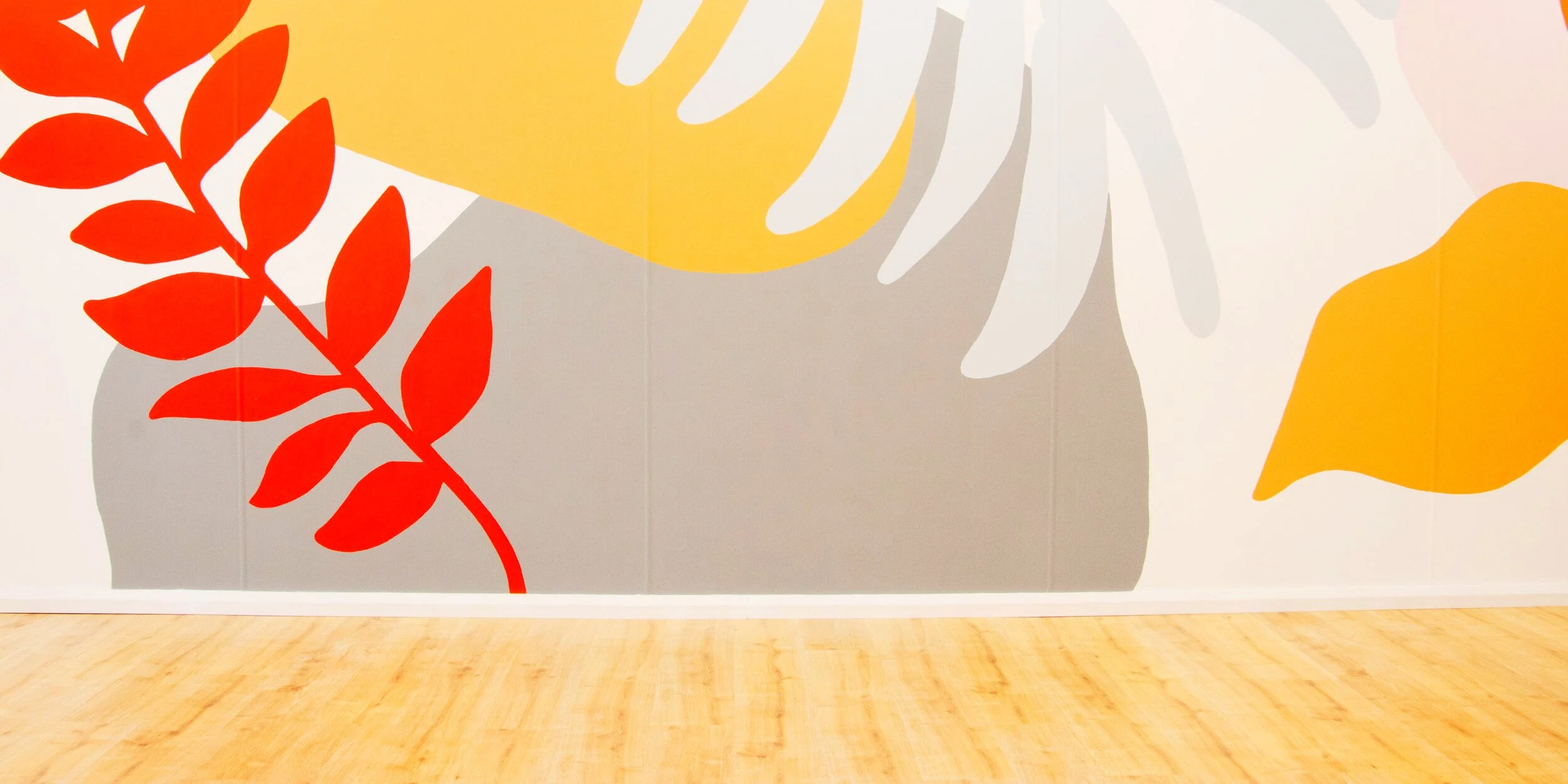 Humane-studio-in-Alstonville-painted-leaf- mural.jpg.jpg