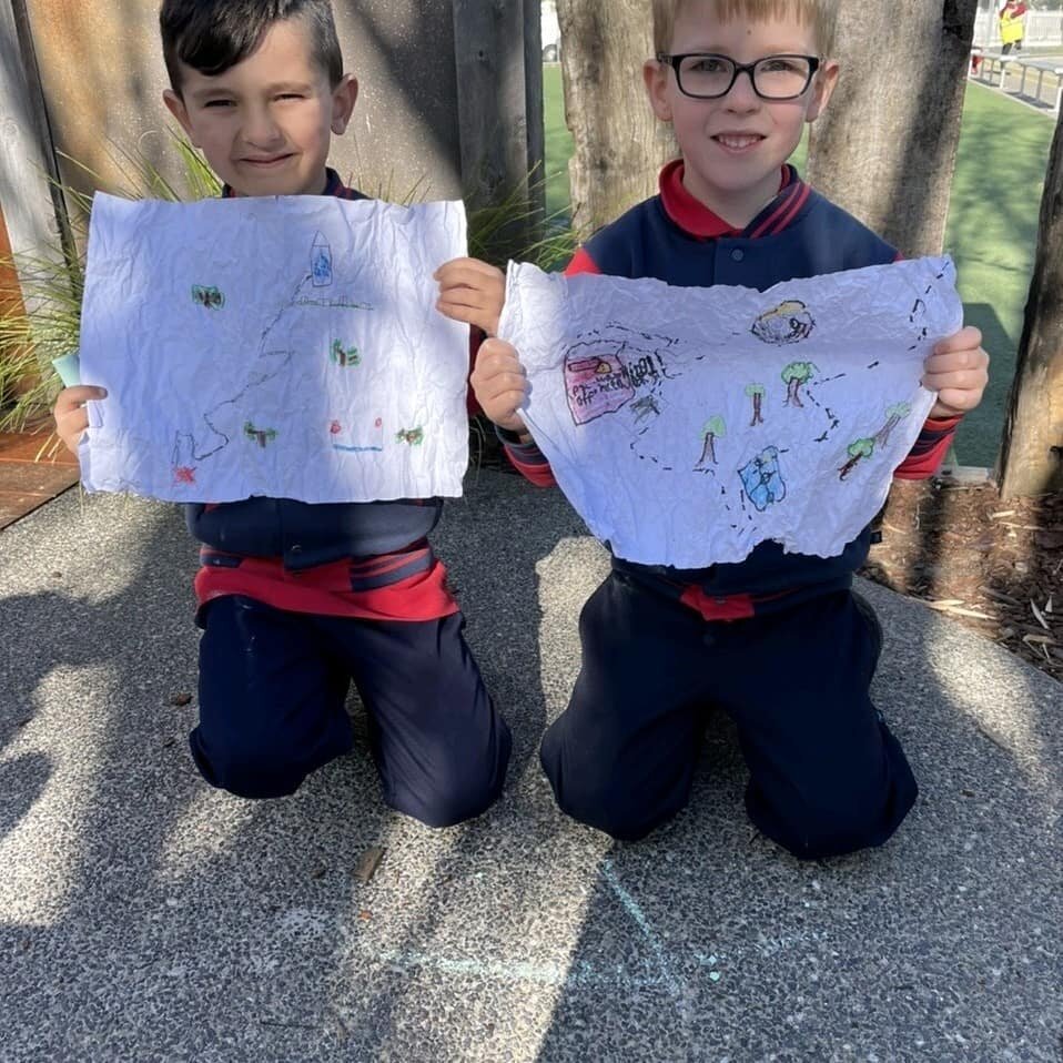 #literacy⠀
⠀
This term the 1/2 students having been learning about different blends.✍️ In this activity students created a treasure map 🗺 to look at the &ldquo;tr&rdquo; blend.⠀
⠀
#shoakleigh #sacredheartoakleigh #sacredheart #oakleigh #primaryschoo