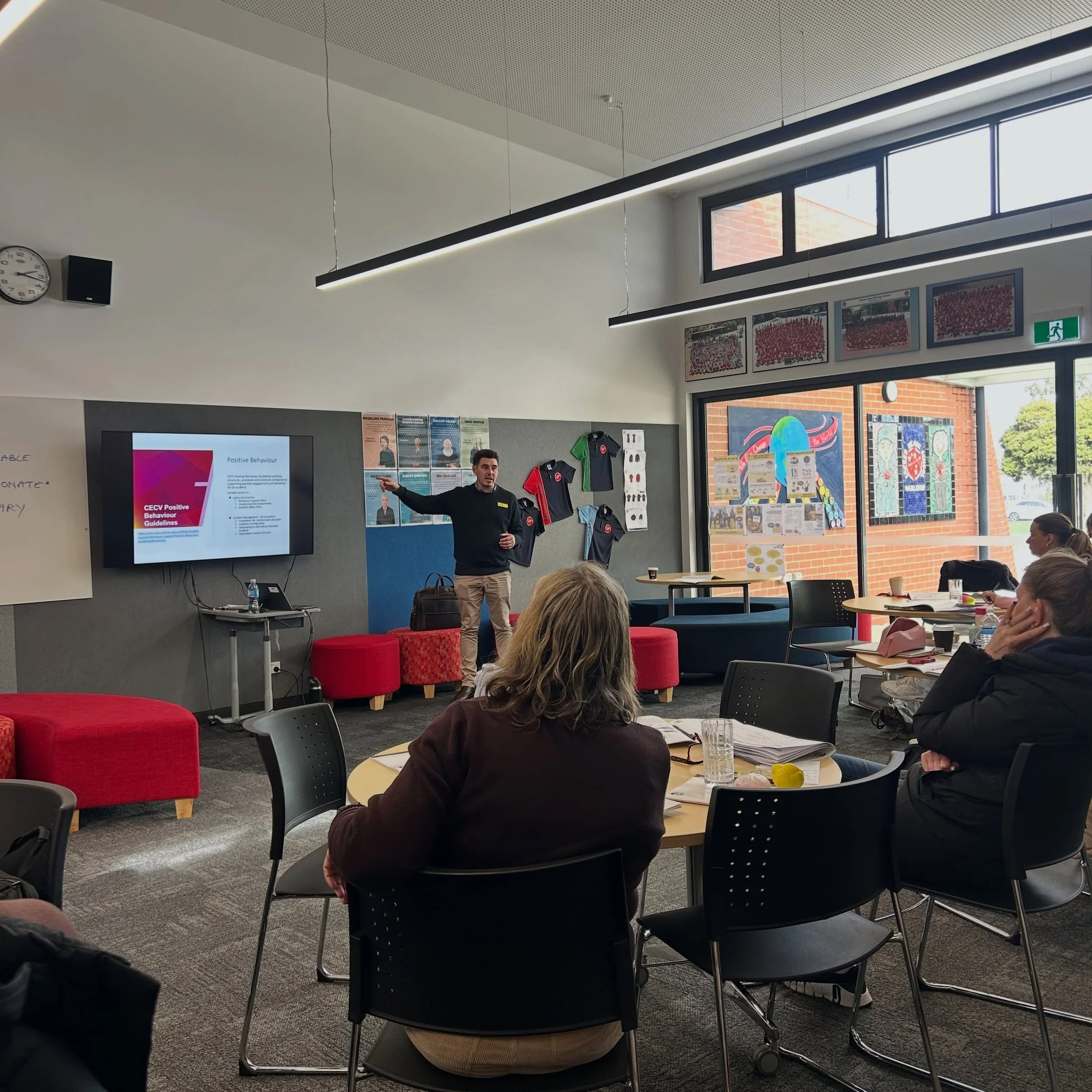 Our staff recently  came together for a whole-staff professional development session with Jack from Team Teach, building our skills, knowledge and confidence to better support every student in our school community. 

#ProfessionalDevelopment #StaffDe