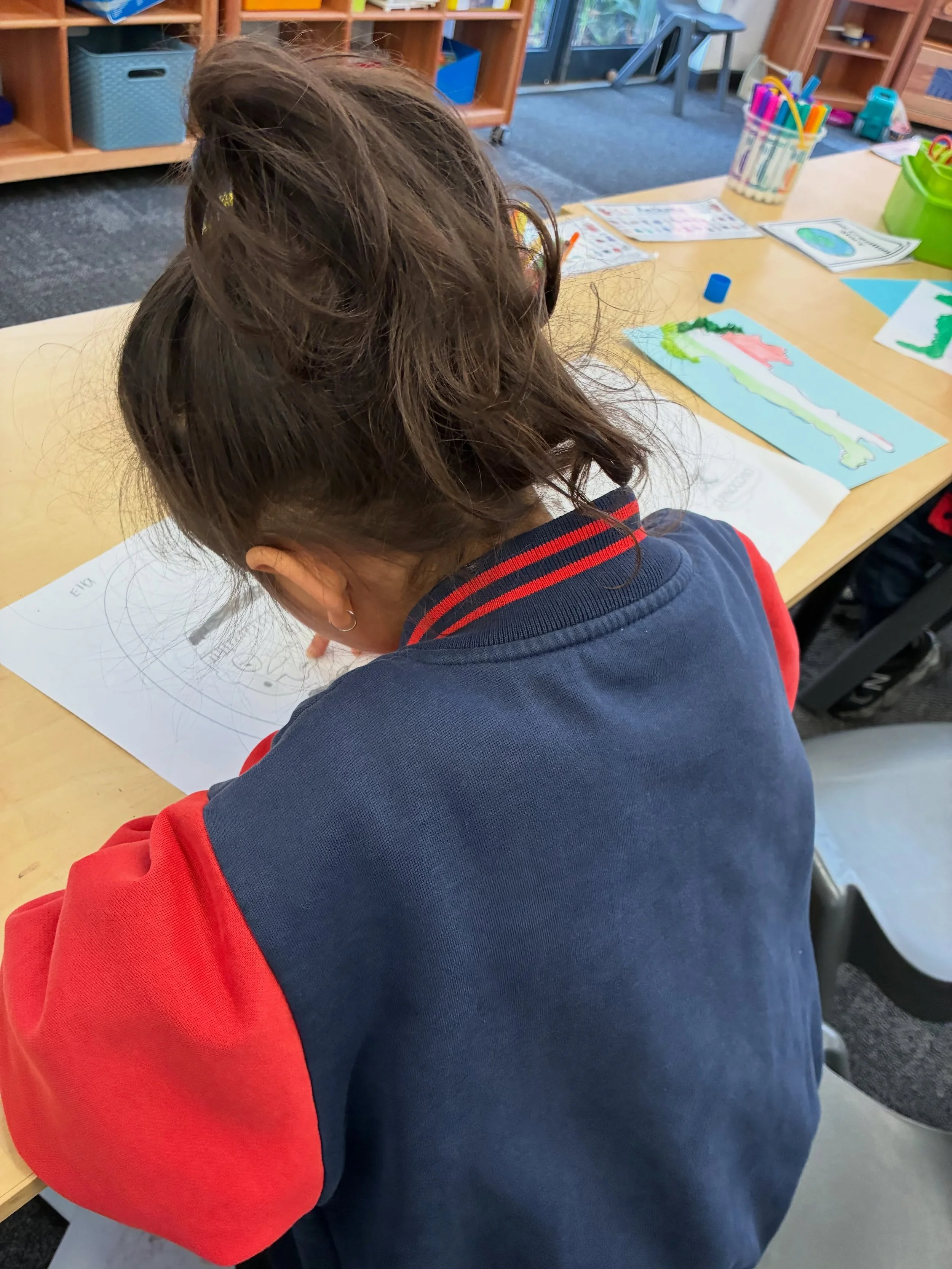 The prep students have been working on the story Ecco Pinocchio and have created Pinocchio portraits by drawing, colouring and rubbing with grey lead pencils.

#Italian #Preps #SacredHeart