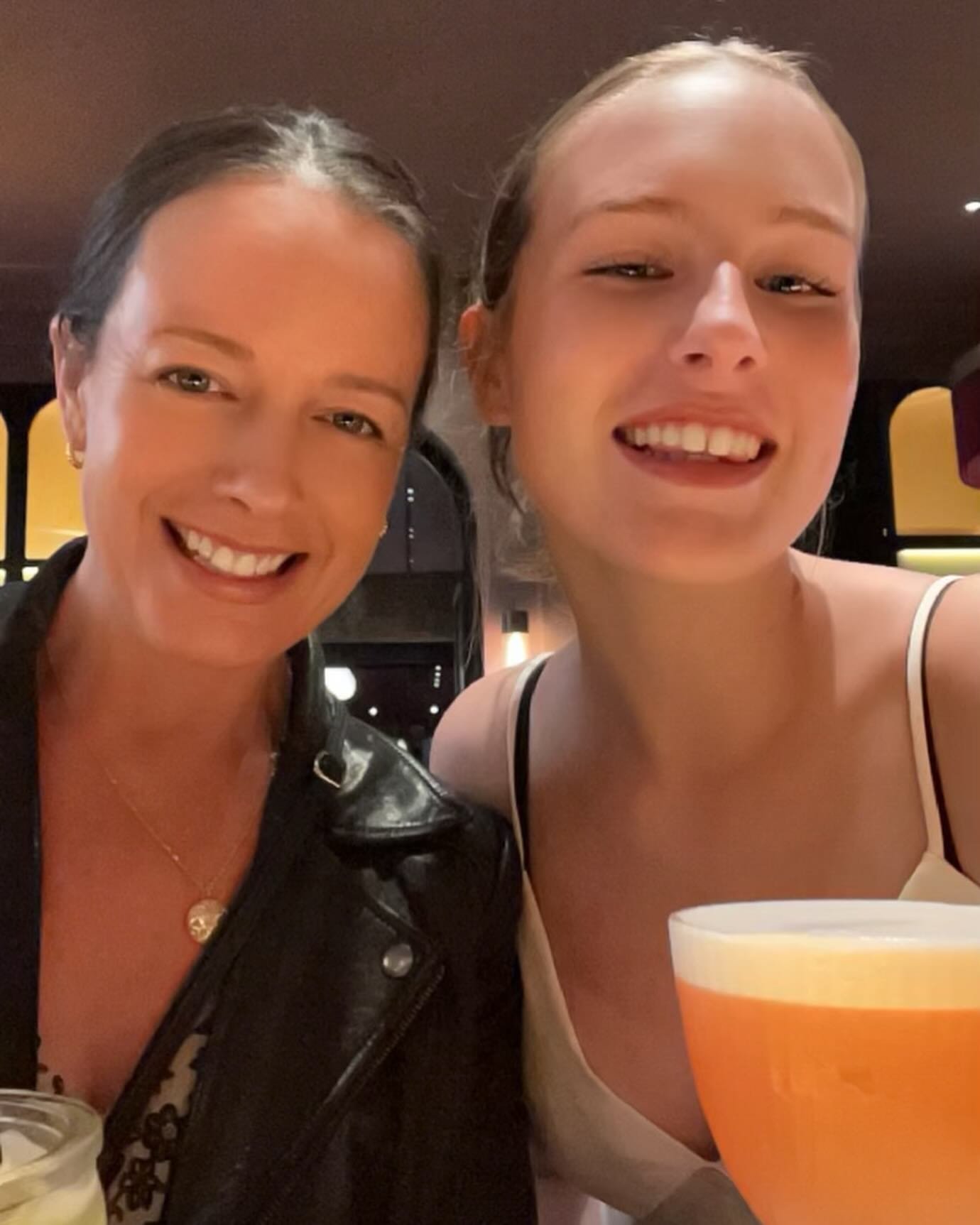 Me and my middle daughter (the one who loves to shop!) enjoying a night in wellington together #beautyfilter ON! Love you zo zo x