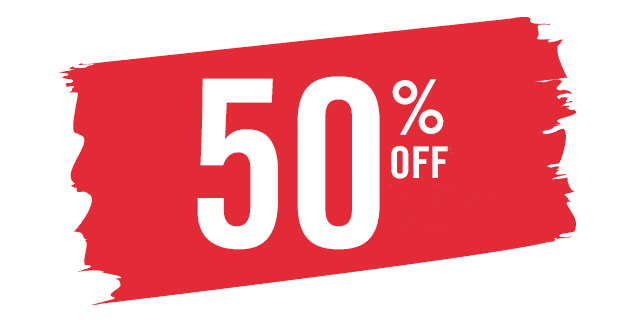 50% OFF SALE IN PRO SHOP 
