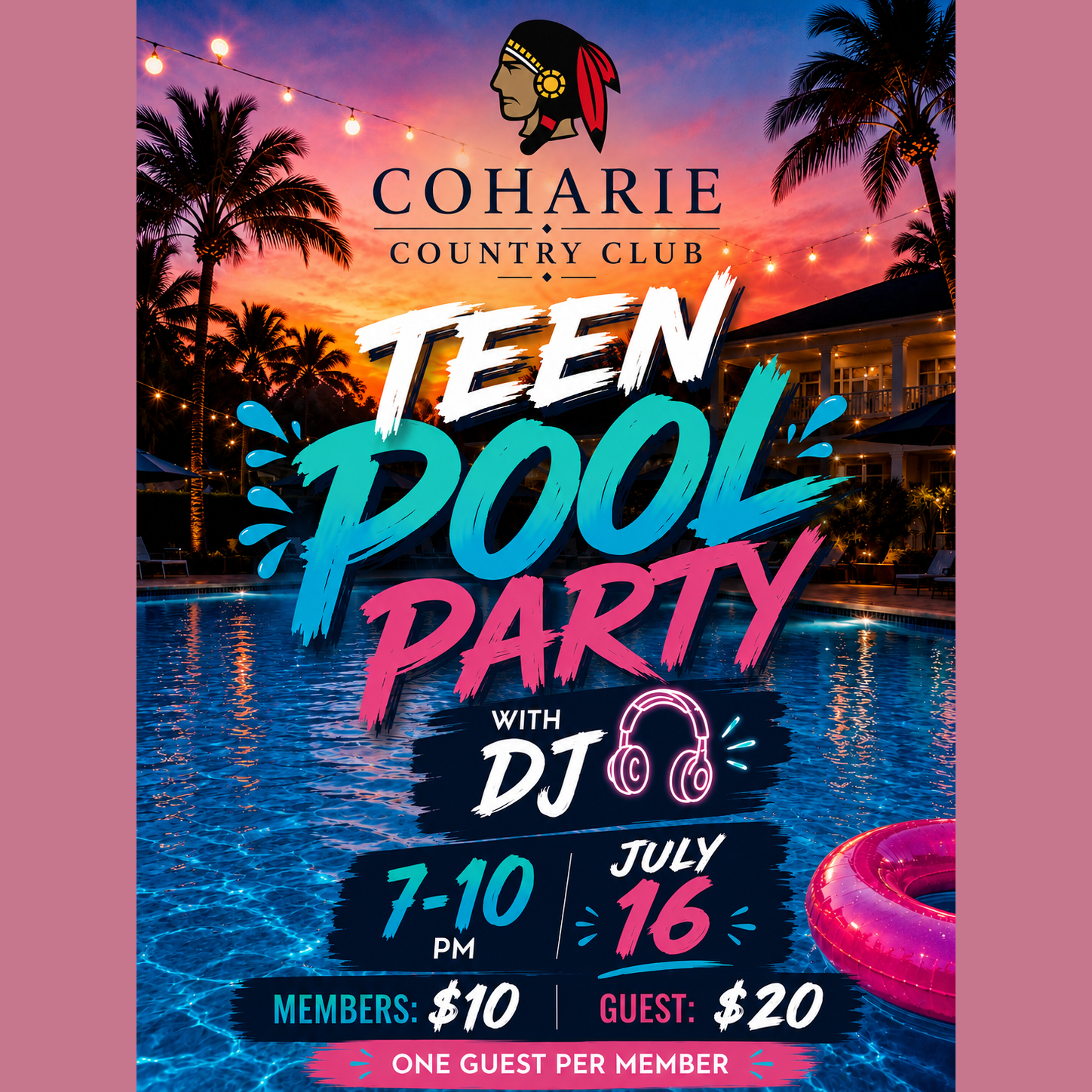 Teen Pool Party