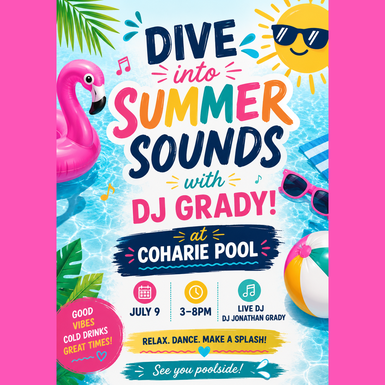 Dive Into Summer Sounds Pool Party