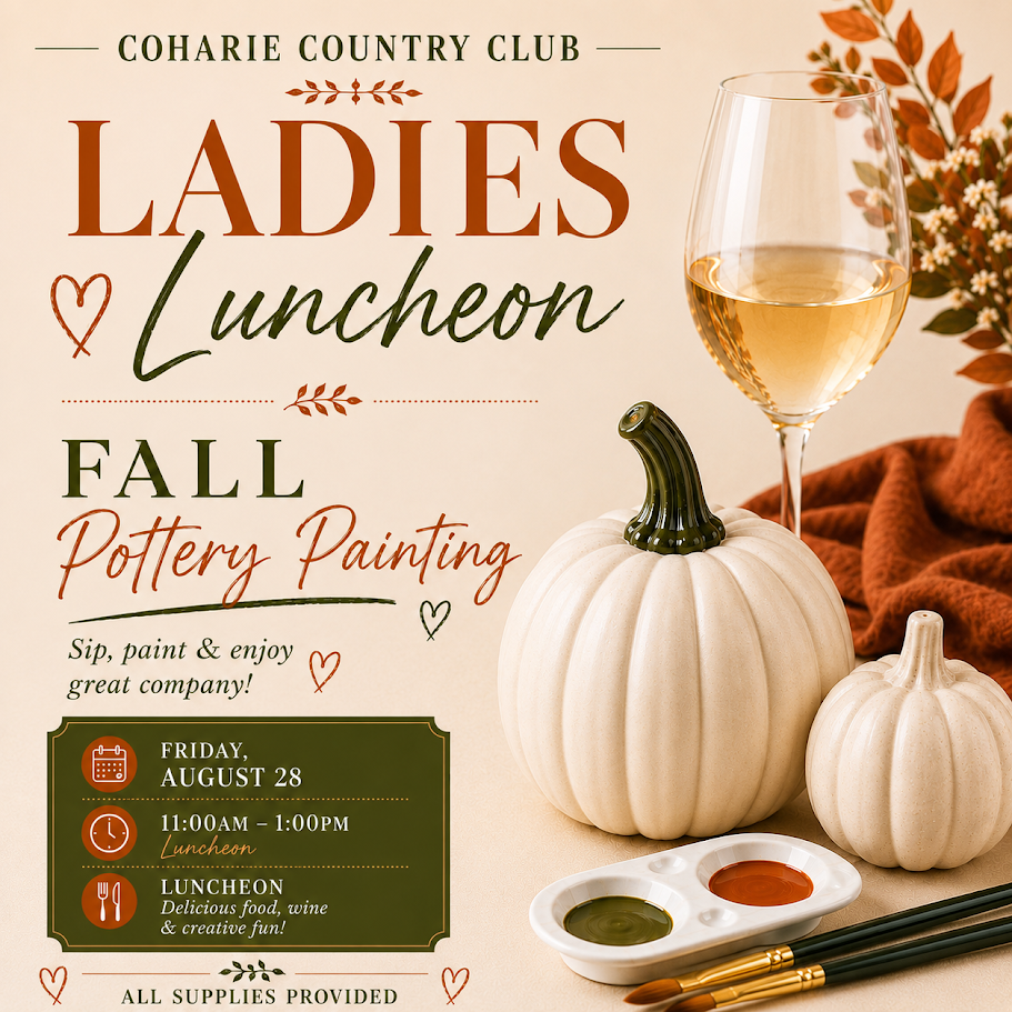 Ladies Luncheon - Fall Pottery Painting