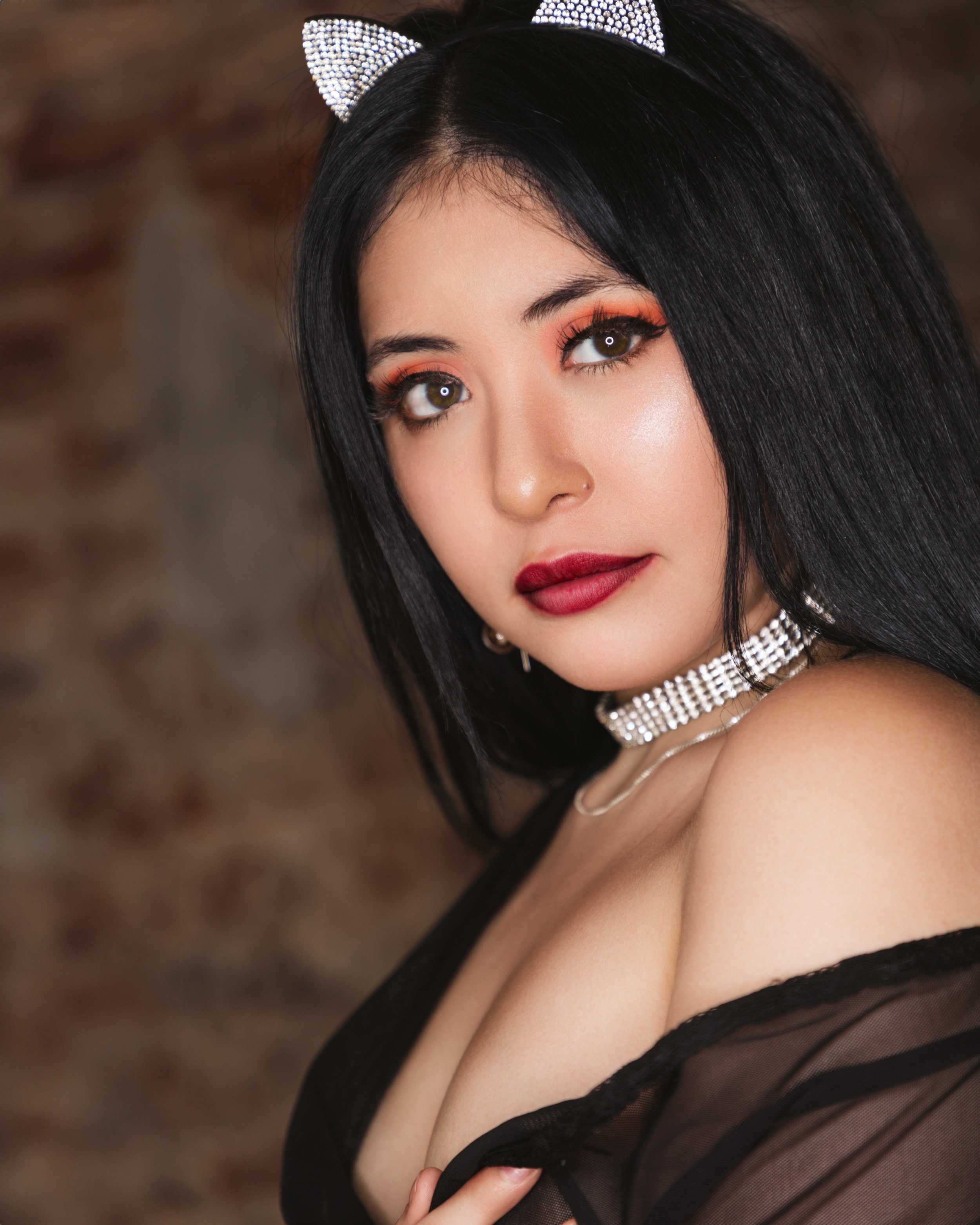 Foto boudoir de conejita