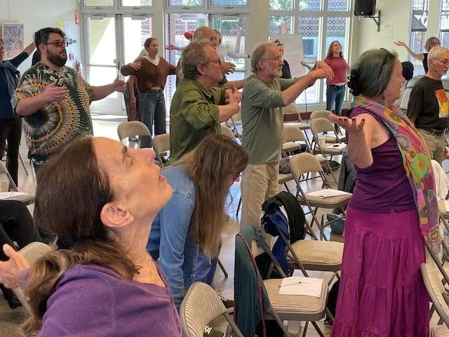 Chanting class with Rick Avery