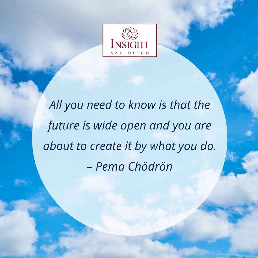 Insight San Diego hosts a number of meditation and study groups. These groups are peer-led, and they are facilitated and organized by laypersons. We welcome new and experienced participants from diverse backgrounds. Our intention is to cultivate mind
