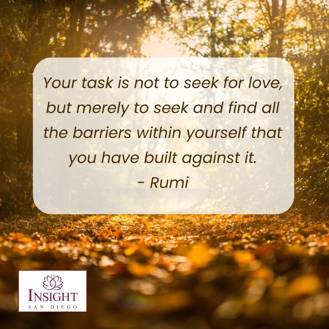 Insight San Diego hosts a number of meditation and study groups. These groups are peer-led, and they are facilitated and organized by laypersons. We welcome new and experienced participants from diverse backgrounds. Our intention is to cultivate mind