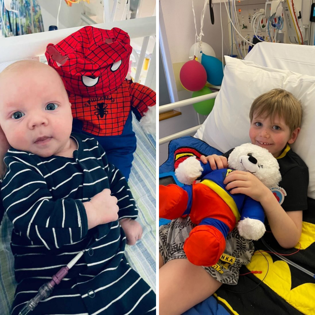 Children in hospital receive bears
